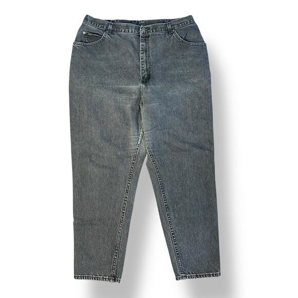 Lee Vintage Charcoal Gray Straight Leg‎ Jeans Size 22W 38x29 1/4 Union Made - Picture 1 of 10